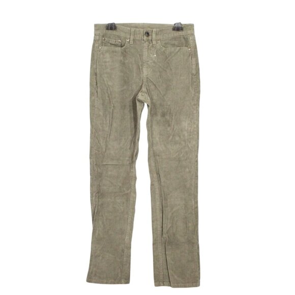 LL Bean BeanFlex Five Pocket Corduroy Pants Mid Rise Straight Leg 6 Reg - Picture 1 of 12